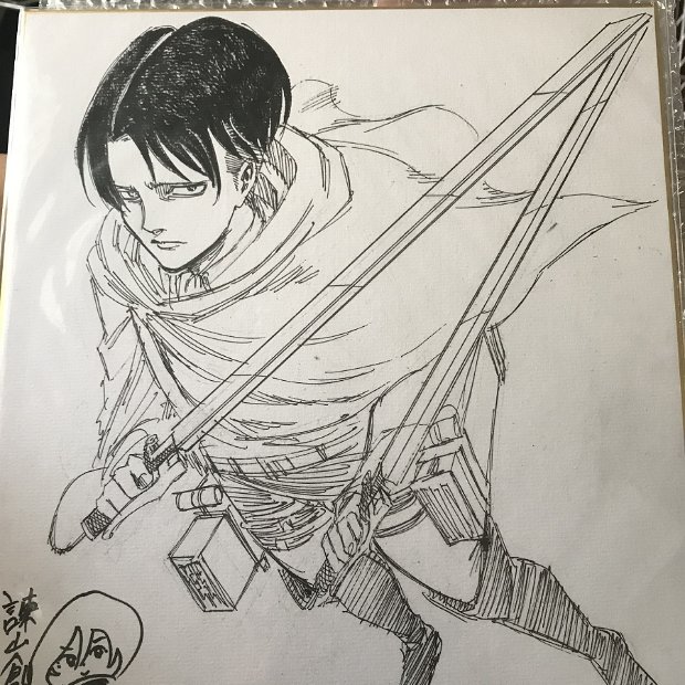 REAL A list of Real / Authentic Shikishi and Sketches by Hajime Isayama.